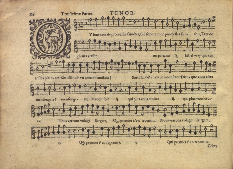 1612 STCN Jan Pieterszoon Sweelinck Rimes francoises et italiennes Collectie Scheurleer 2 tn