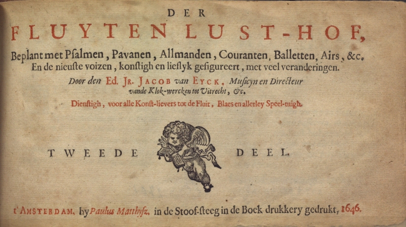 1646 STCN Jacob van Eyck Der fluyten lust hof Collectie Scheurleer 1 tn