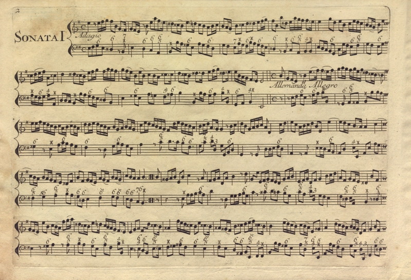 1723 ca STCN Johann Christian Schickhardt Fluitsonates op 20 2 Collectie Musica Neerlandica 2 tn