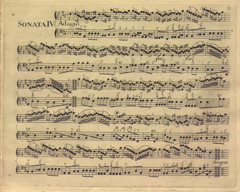 1744 STCN Pieter Hellendaal Vioolsonates op 1 Collectie Scheurleer 3 tn