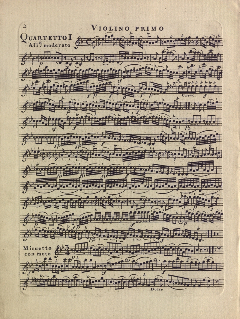 1785 ca STCN Luigi Boccherini Zes strijkkwartetten op 32 Collectie Casa del Violino Willem Noske 2 tn