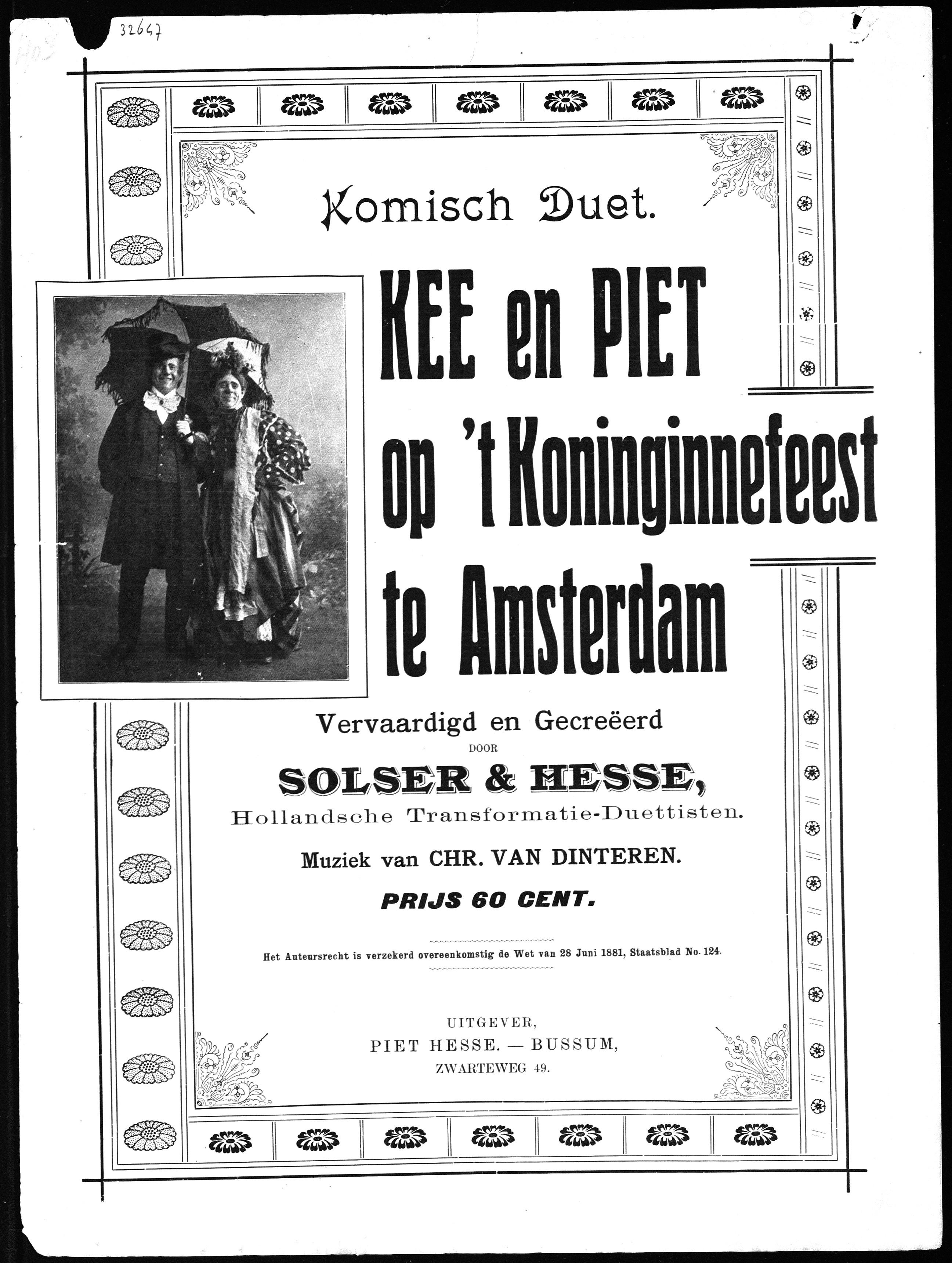 kee en piet op het koninginnefeest amsterdam